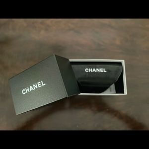 Chanel sunglass case with box.